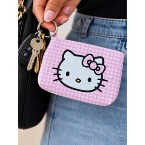Sanrio Hello Kitty Coin Purse Pink And White